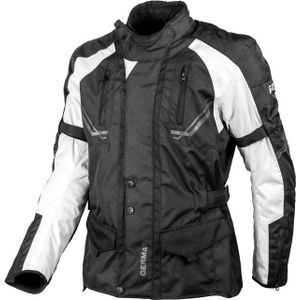 GMS-Moto Taylor, waterdicht textieljack, zwart/beige, 4XL