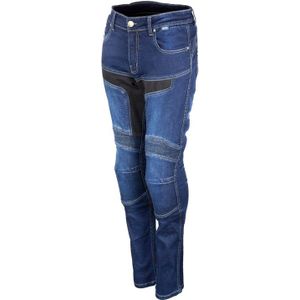 GMS-Moto Viper, jeans vrouwen, donkerblauw, 34/32