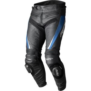 RST TracTech Evo 5, leren broek geperforeerd, zwart/blauw, 3XL