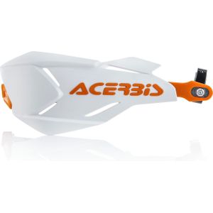 Acerbis X-Factory, handguards, Wit/Oranje