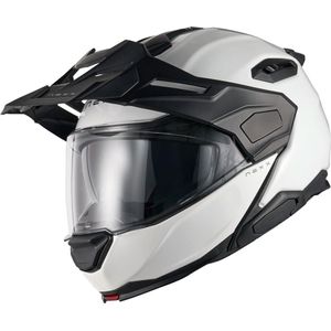 Nexx X.Lifecountry Plain, opklapbare helm, Wit, M