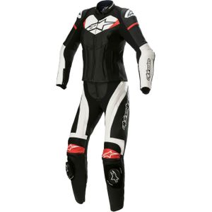 Alpinestars GP Plus, lederen pak 2st. vrouwen, Zwart/Wit/Neon-Rood, 50