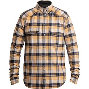 John Doe Motoshirt, shirt/textiel jasje, geel/grijs, XL