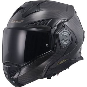 LS2 FF901 Advant X Carbon Solid, modulaire helm, zwart, M