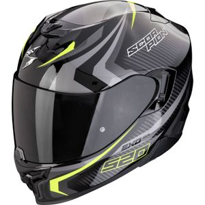 EXO 520 EVO AIR TERRA Schwarz-Silber-Rot XS, Zwart/Zilver/Neon-Geel, M