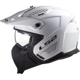 LS2 OF606 Drifter Solid, modulaire helm, Wit, M