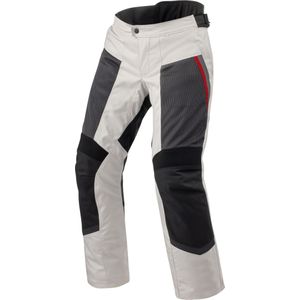 Revit Tornado 4 H2O, stoffen broek waterdicht, Lichtgrijs/Zwart/Rood, Lang XXL