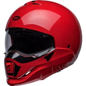 Bell Broozer Duplet, modulaire helm, rood, XL