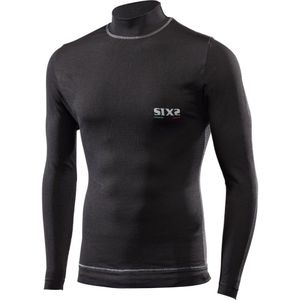 Sixs TS4 Plus, functioneel shirt longsleeve unisex, Zwart/Donkergrijs, 3XL/4XL