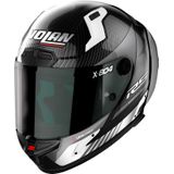 Nolan X-804 RS Ultra Carbon Hot Lap, integraalhelm, Zwart/Grijs/Wit, XL