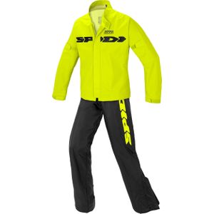 Spidi Sport, Rain suit 2pcs., neon geel/zwart, XXL