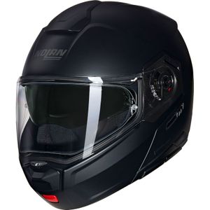 Nolan N90-3 Classico, opklapbare helm, Mat-Zwart, L