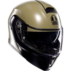AGV Streetmodular Mono, opklapbare helm, Mat-Olijf/Zwart, XXL