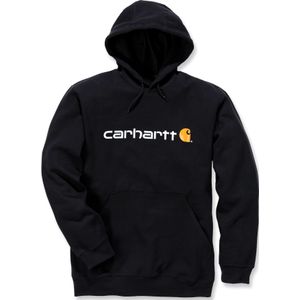 Carhartt Signature Logo, capuchon, zwart, L