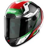 Nolan X-804 RS Ultra Carbon Maven, integraalhelm, Zwart/Rood/Wit/Groen, S