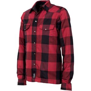 John Doe Motoshirt, shirt/textiel jasje, rood, XS