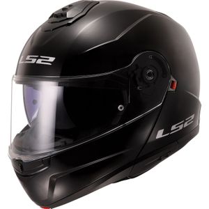 LS2 FF908 Strobe II Solid, opklapbare helm, zwart, XS