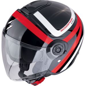 Scorpion EXO-City II Riva, integraalhelm, Zwart/Rood/Wit, S