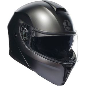 AGV Streetmodular Mono, opklapbare helm, Mat-Donkergrijs, XL