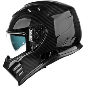 Simpson Venom Carbon, integraalhelm, zwart, XXL