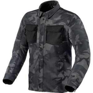 Revit Tracer Air 2 Camo, overhemd/jasje van textiel, donkergrijs/grijs/zwart, XXL