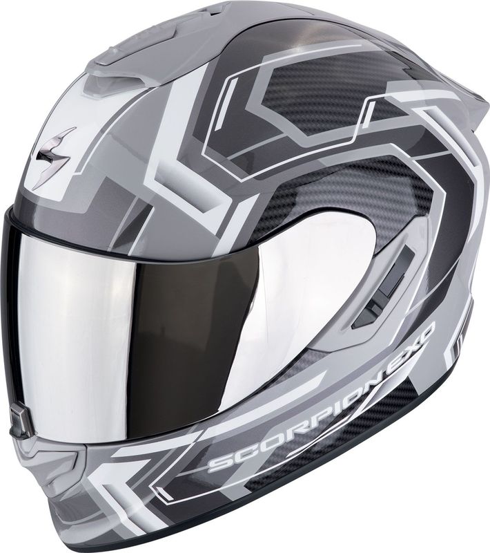 Scorpion EXO-1400 Evo Air II Linart, integraalhelm, Grijs/Wit/Zwart, L