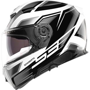 Schuberth S3 Storm, integraalhelm, Wit/Grijs/Zwart, XL (60/61)