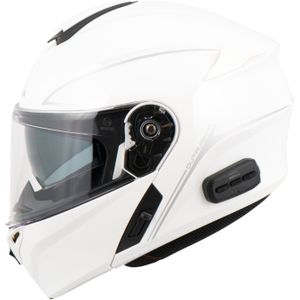 Sena Outrush R, opklapbare helm, Wit, XL