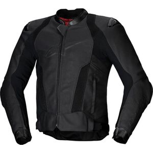 Alpinestars Missile V3 Airflow, leren jas, zwart/zwart, 50