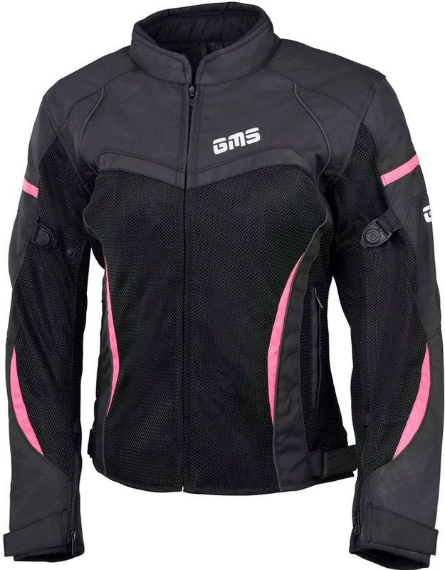 GMS-Moto Tara, textieljas vrouwen, zwart/pink, L