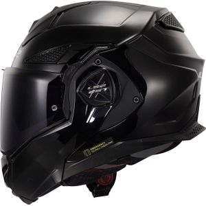 LS2 FF901 Advant X Solid, modulaire helm, zwart, L