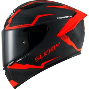 Suomy Track-1 Reaction, integraalhelm, Mat Zwart/Rood, L