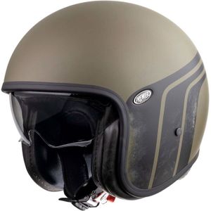 Premier Vintage Evo BTR, straalhelm, Mat Donkergroen/Zwart, S