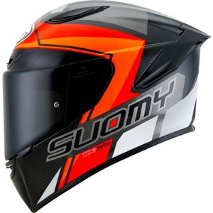 Suomy TX-Pro Glam Carbon, integraalhelm, Oranje/Zwart/Lichtgrijs/Wit, M