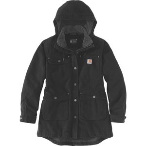 Carhartt Washed Duck, jas vrouwen, zwart, M