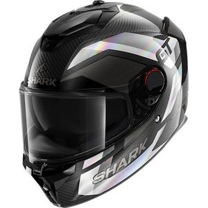 Shark Spartan GT Pro Carbon Ritmo, integraalhelm, Zwart/Donkergrijs/Zilver, L