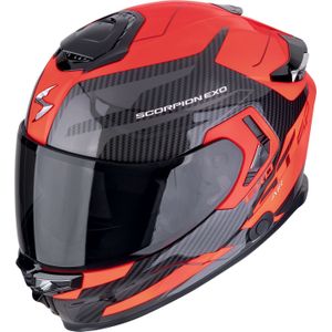 Scorpion EXO-GT SP Air Flex, integraalhelm, Zwart/Grijs/Neon-Rood, XS