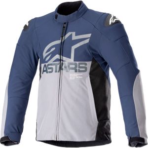 Alpinestars SMX, textieljas waterdicht, donkerblauw/grijs, XXL
