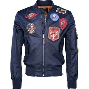 Top Gun Beast, stoffen jas, donkerblauw, XL