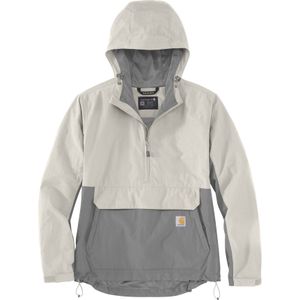 Carhartt Packable Anorak, textieljas dames, lichtgrijs/grijs, M