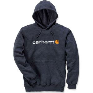 Carhartt Signature Logo, capuchon, donkergrijs, S