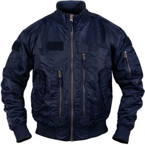 Mil-Tec US Tactical Aviator, stoffen jas, donkerblauw, XXL