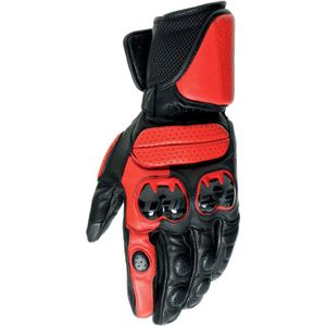 Dainese Impeto, handschoenen, zwart/rood, L