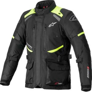 Alpinestars Andes V3, textiele jas Drystar, Zwart/Neon-Geel, XL