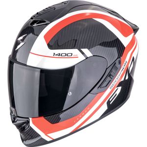 Scorpion EXO-1400 Evo Air II Carbon Enko, integraalhelm, Zwart/Rood/Wit, L