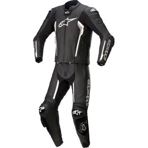 Alpinestars Missile V2, lederen pak 2st., Zwart/Wit, 54