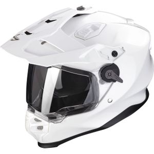 Scorpion ADF-9000 Air Solid, enduro helm, Wit, S