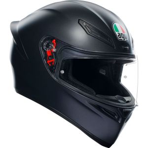 AGV K1 S, integraalhelm, Mat-Zwart, XL