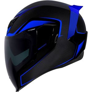 Icon Airflite Crosslink, integraalhelm, blauw/zwart, L