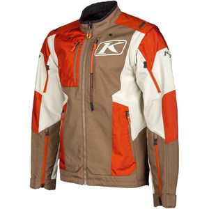 Klim Dakar, stoffen jas, Lichtbruin/Beige/Oranje, 3XL